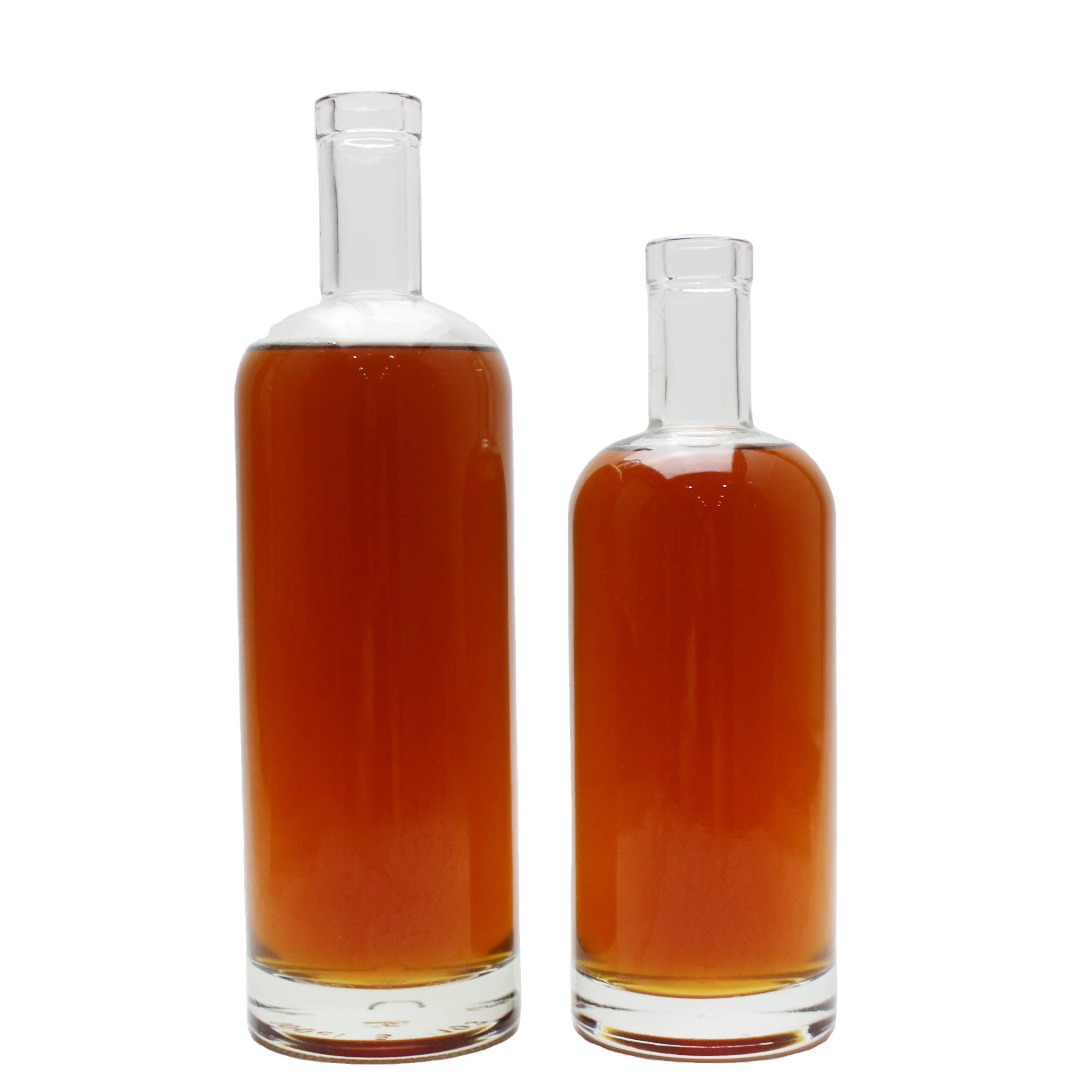 Hot Sale bouteille en verre de liqueur de Whisky Rhum Champagne