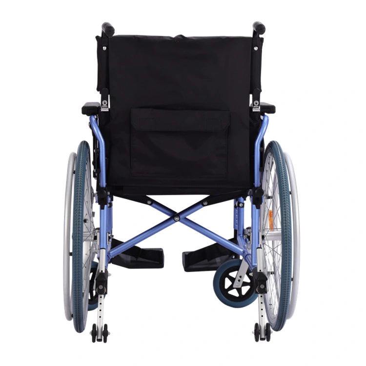 Rehabilitation Equipment Best 20 Inch Seat Width Euro-Style Aluminum Manual Wheelchair for Adult