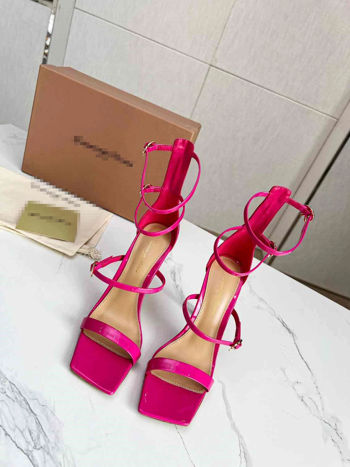 Slingback Sandals Transparent Bowknot Accessories Party Shoes Wine Glass Heels