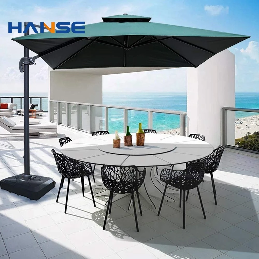 Umbrella Parasol Cantilever Umbrella Sea Beach Garden Outdoor Folding Hanging Patio Parasols Umbrellas