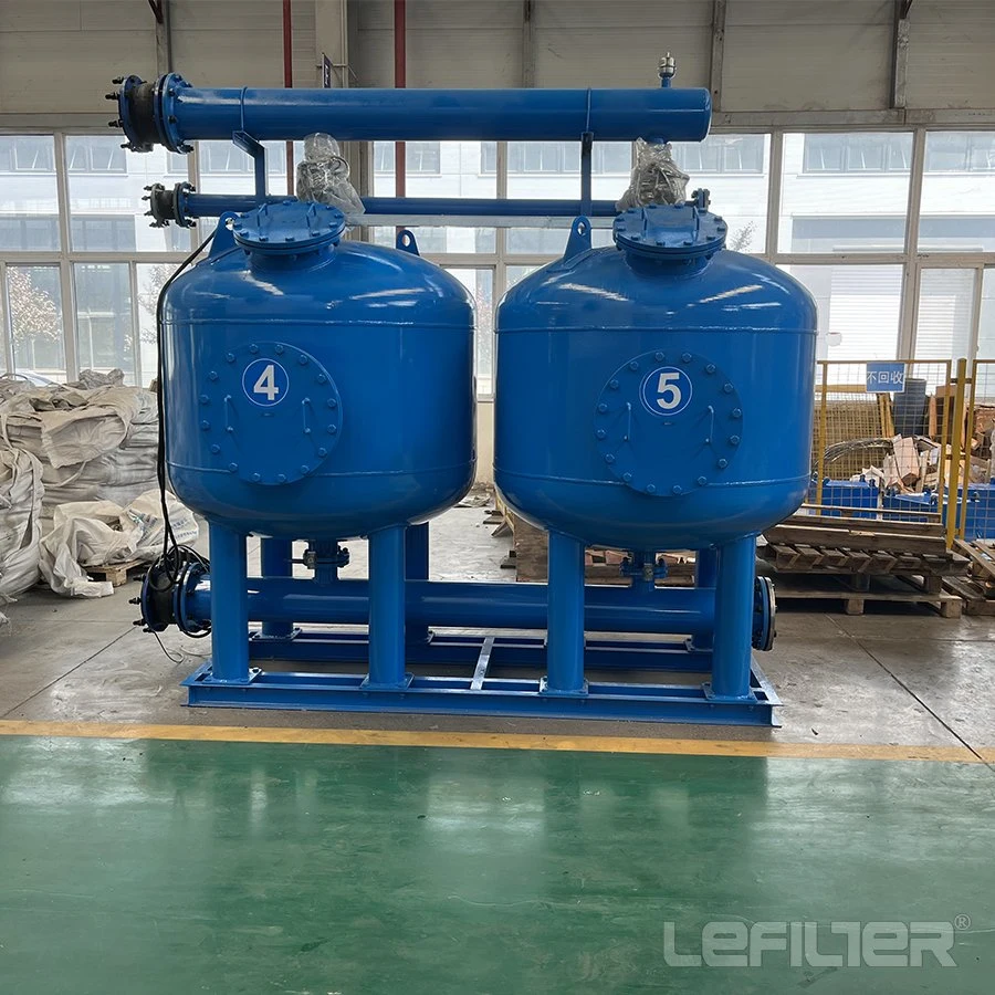Système d'eau industrielle filtre à sable peu profond filtre à eau à sable peu profond Pour station de traitement de l'eau et industrie de l'énergie