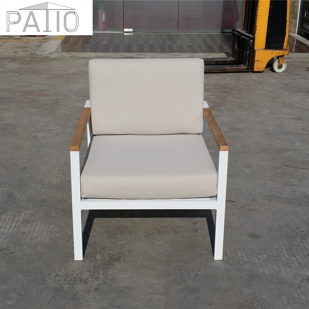 Hot Sale Aluminum Frame Living Room Home Furniture Outdoor Chair Garden Leisure Fabric Sofa