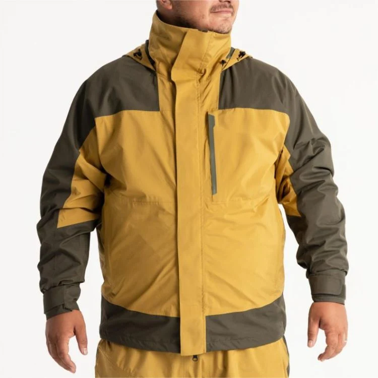 Chaqueta de pesca costera para hombre: Perfecta para dentro y fuera del agua con protección impermeable y cortaviento