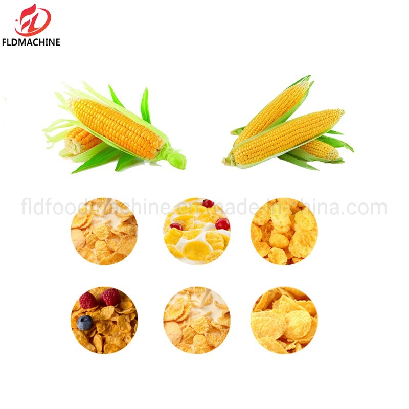 Small Puff Corn Flour Snack Food Snack Cereal Bar Making Extruder Machine Price