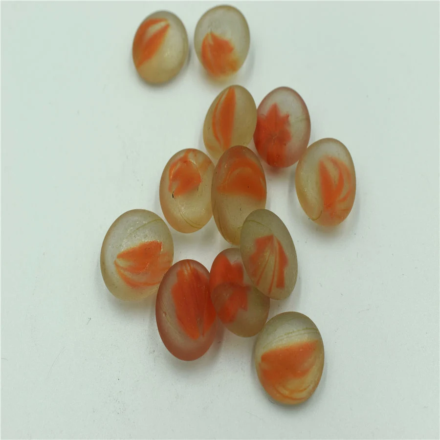 Fish Tank Aquarium Decor Landscaping 14mm Glass Beads Decorative Glass Gems Pebble Decorative Stone