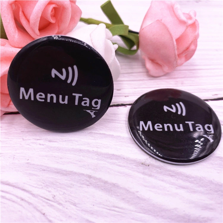 E Restaurant NFC Tag Social Media RFID Business Card