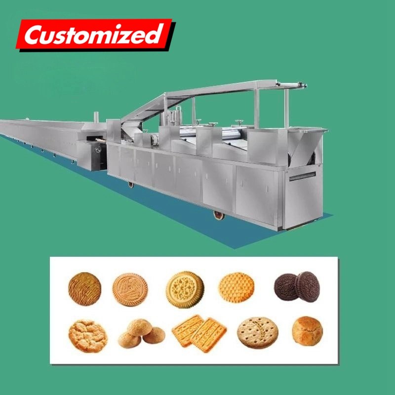 OEM Custom la producción de galletas y pasteles Biscuit de precio de la línea que hace la máquina