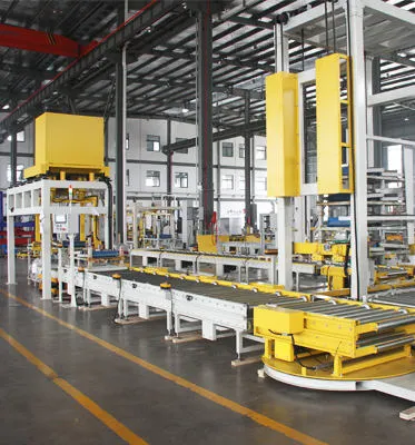 High Efficiency Pallet Strapping System Pallet Strapping Line with Pet/PP Materials