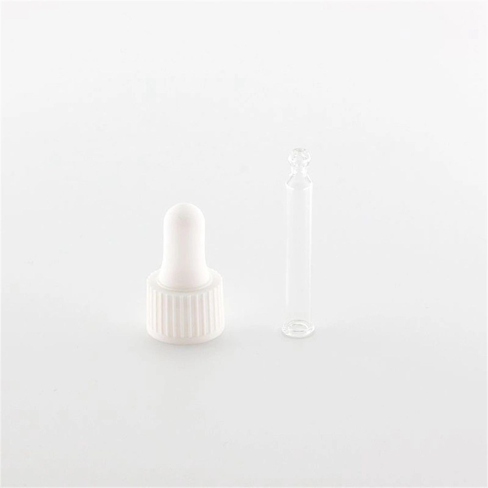 Direct Supply 18/410 Full Plastic Dropper with Cover, Glass Dropper, Rubber Head Dropper Three-Piece Set, Regular Style