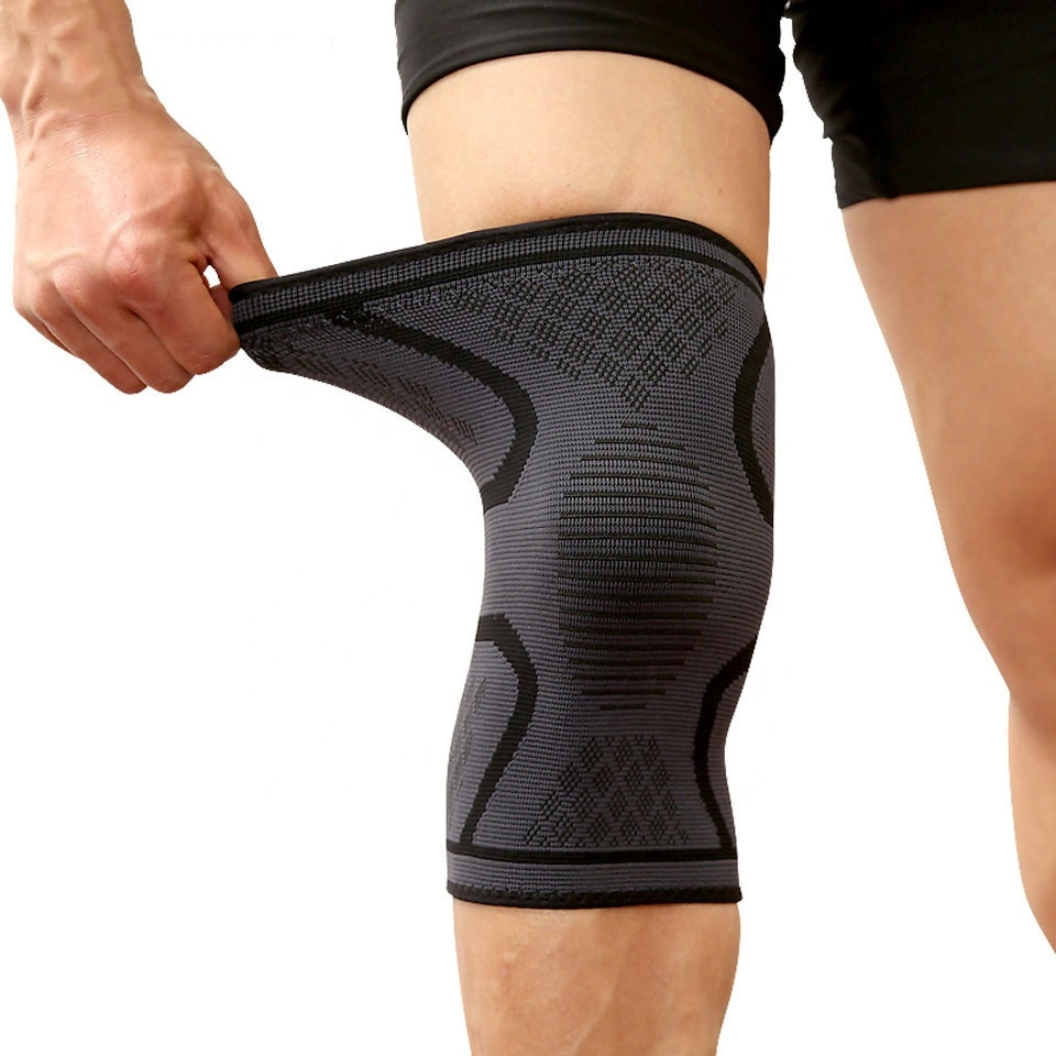 Silicon Leg Brace Stabilization Compression Knee Support Sleeves