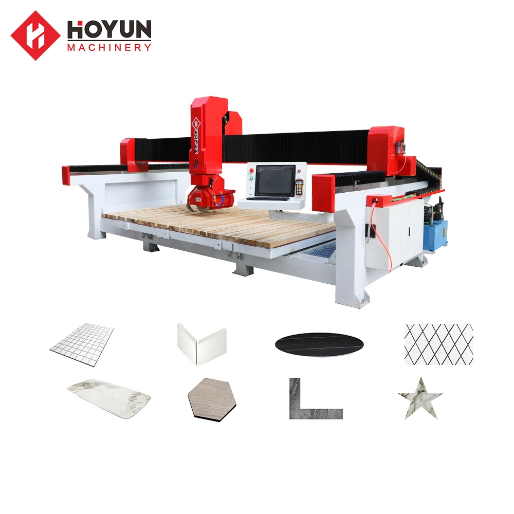 Hoyun Bridg 5 AXI Saw4axis 5axis CNC Stone Kitchen Router Máquina