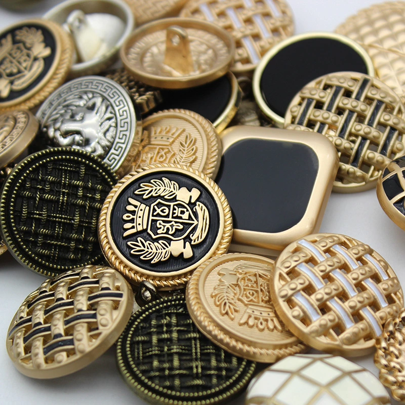 Fashion High Grade Suit Sewing Buttons Customized Design Metal Button for Coat