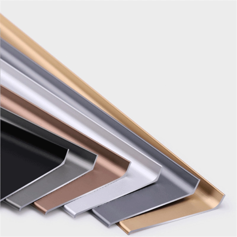 High quality/High cost performance  Aluminum Metal Silver Skirting Board with Back Buckle