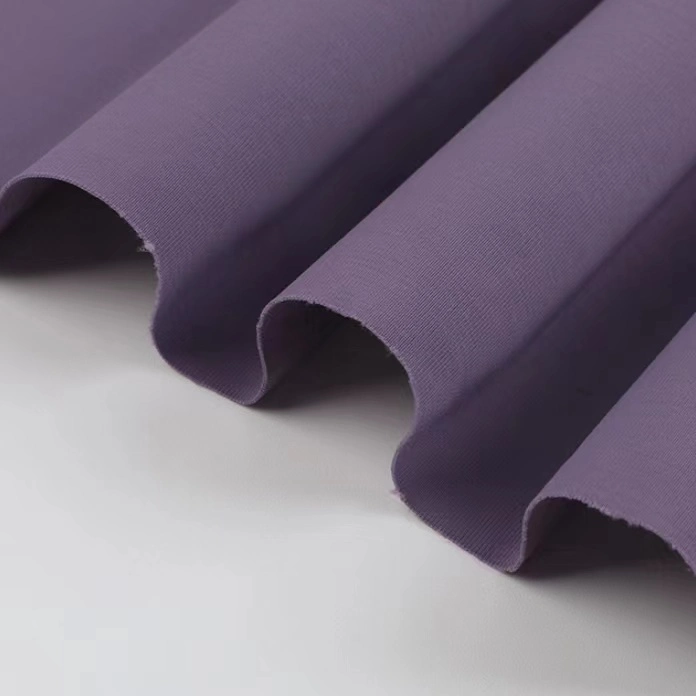 China atmungsaktive Mikrofaser Nylon Spandex Jersey Stoff für Bekleidung / Yoga / Sportswear 4 Strickstoff In Baumwollähnelich Mit Way Stretch