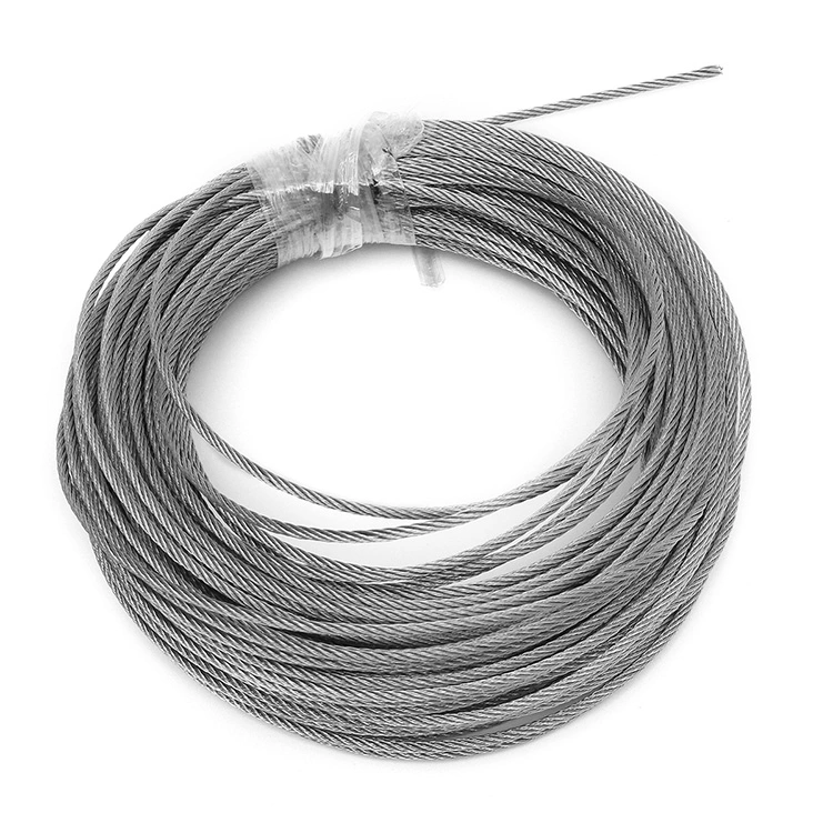 304 316 18 Gauge Wire Rope Câble en acier inoxydable de minces fils en acier inoxydable