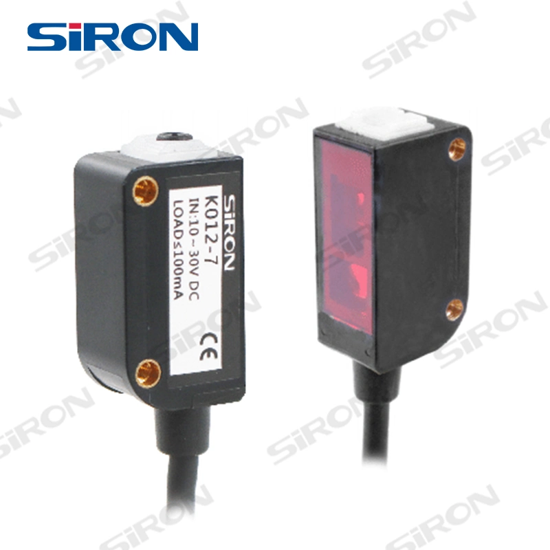 K012-5 Siron tipo de reflexión de 2m de distancia de detección/PNP NPN LED infrarrojo Sensor fotoeléctrico