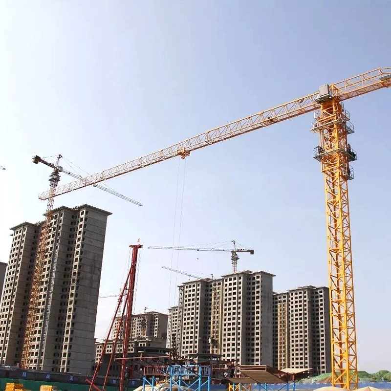 Hot Selling Construction Building Equipment Tower Cranes Flat Top