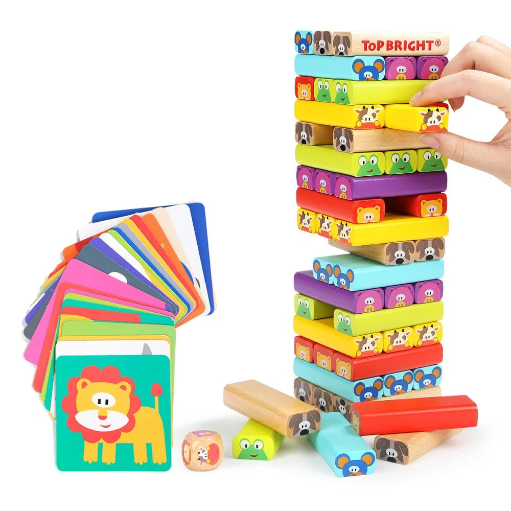 New Products Custom DIY Intelligence Kids Game Wooden Educational Toys