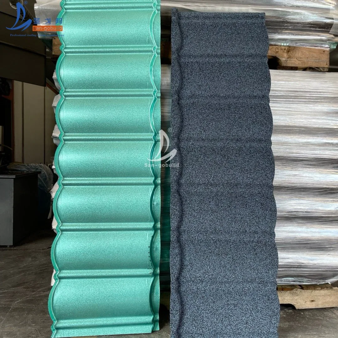 China Cheap Roof Tile Price Stone Coated Steel Roof Sheet in Nepal