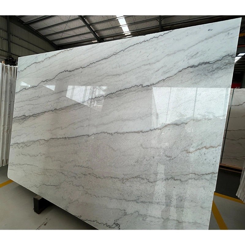 China Economical White and New Shay Grey Marble Stone for Countertop/Background Wall/Flooring Tiles/Staris Price