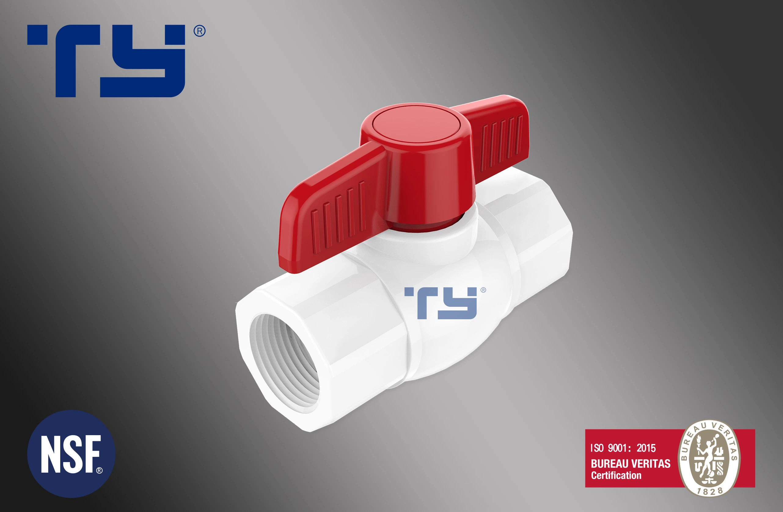 Wholesale/Supplier Full Size Plumbing Fitting PVC-U/ Plastic Ball Valve (NSF) Certification Offer Firm