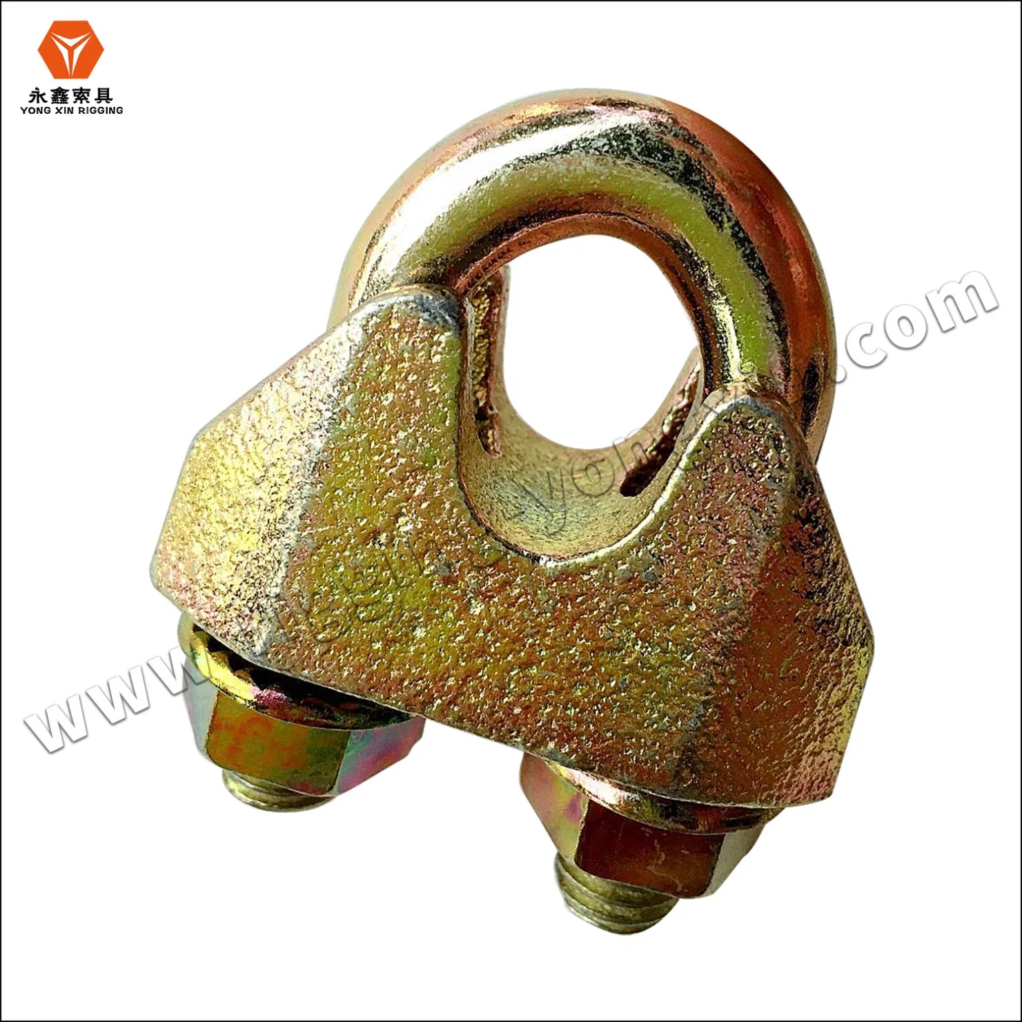 Bucle de Qingdao aparejo proveedor nos galvanizado DIN maleable 1142 Cable Clip de la abrazadera con materiales de rigging calificado