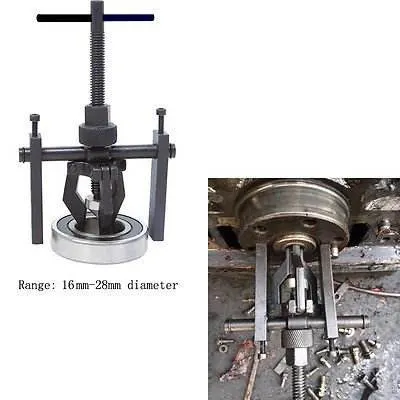 Extracteur pour roulements intérieurs en Acier au Carbone Extracteur pour roulements à 3 mâchoires pour Entretien mécanique Automatique Voiture pour Moto