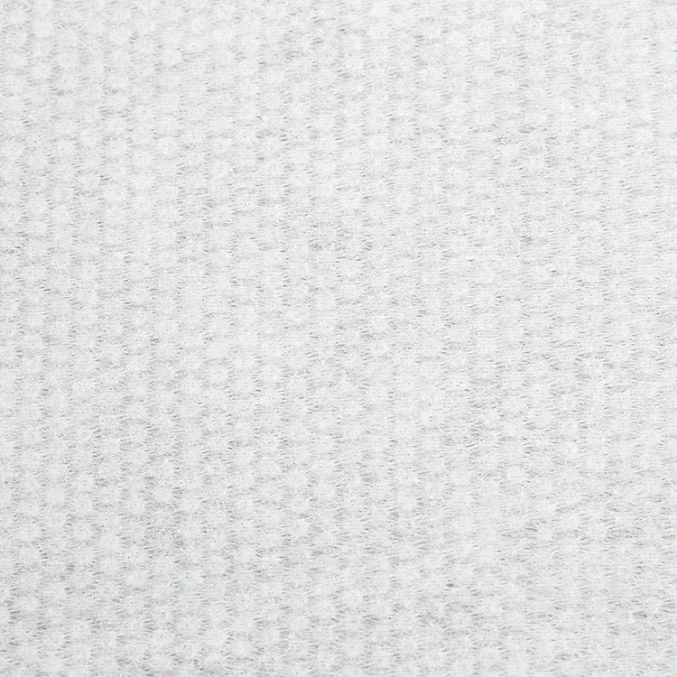 Meilleur vendeur 60% viscose 40% polyester maille mouillés non tissé Spunlace matériau Rouleau de tissu