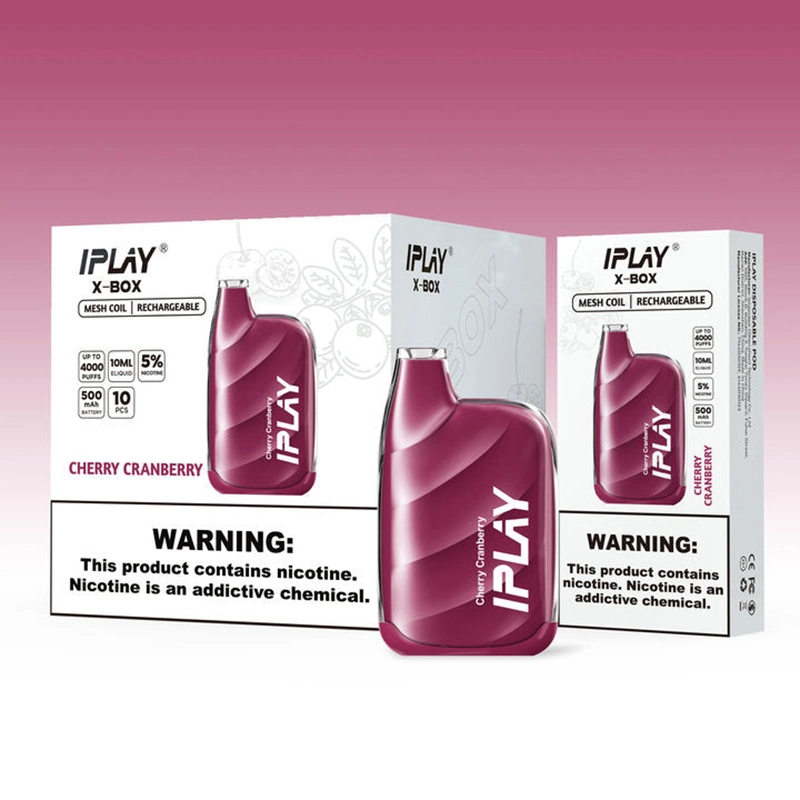 VAPE Iplay X-Box desechable VAPE dispositivo 4000 Puffs VAPE desechable E-Cigarette al por mayor I VAPE Pod