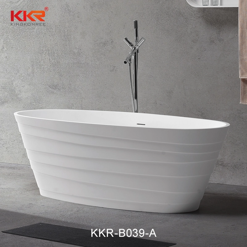 Bathroom Shower Solid Surface Stone Resin Bathtub