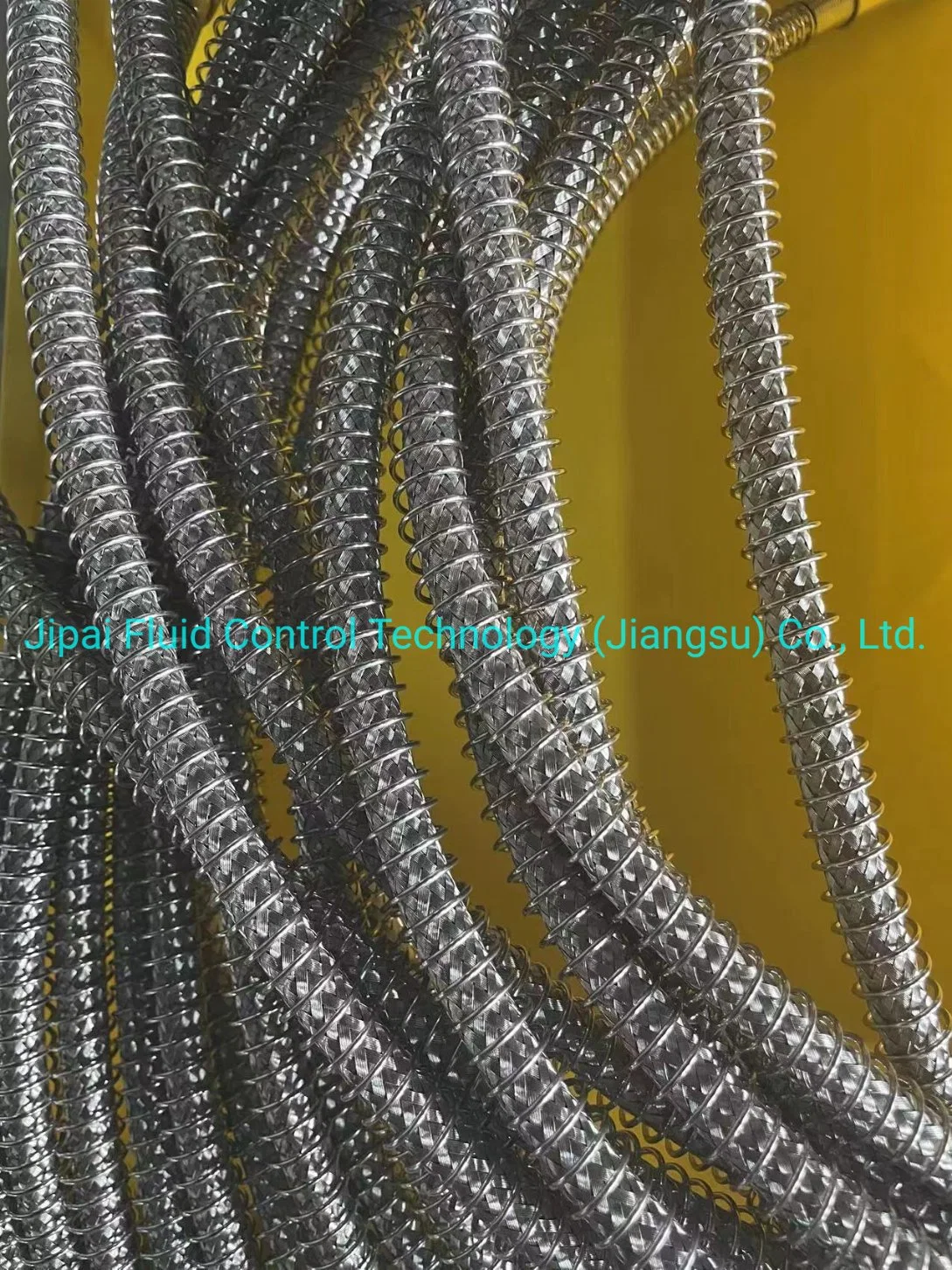 High Pressure Corrugated Hollow Flexible Metal Hose Tube Stainless Steel Quick Connect Braided Double Ferrule Hose Pipe for Gas 4000 Psi