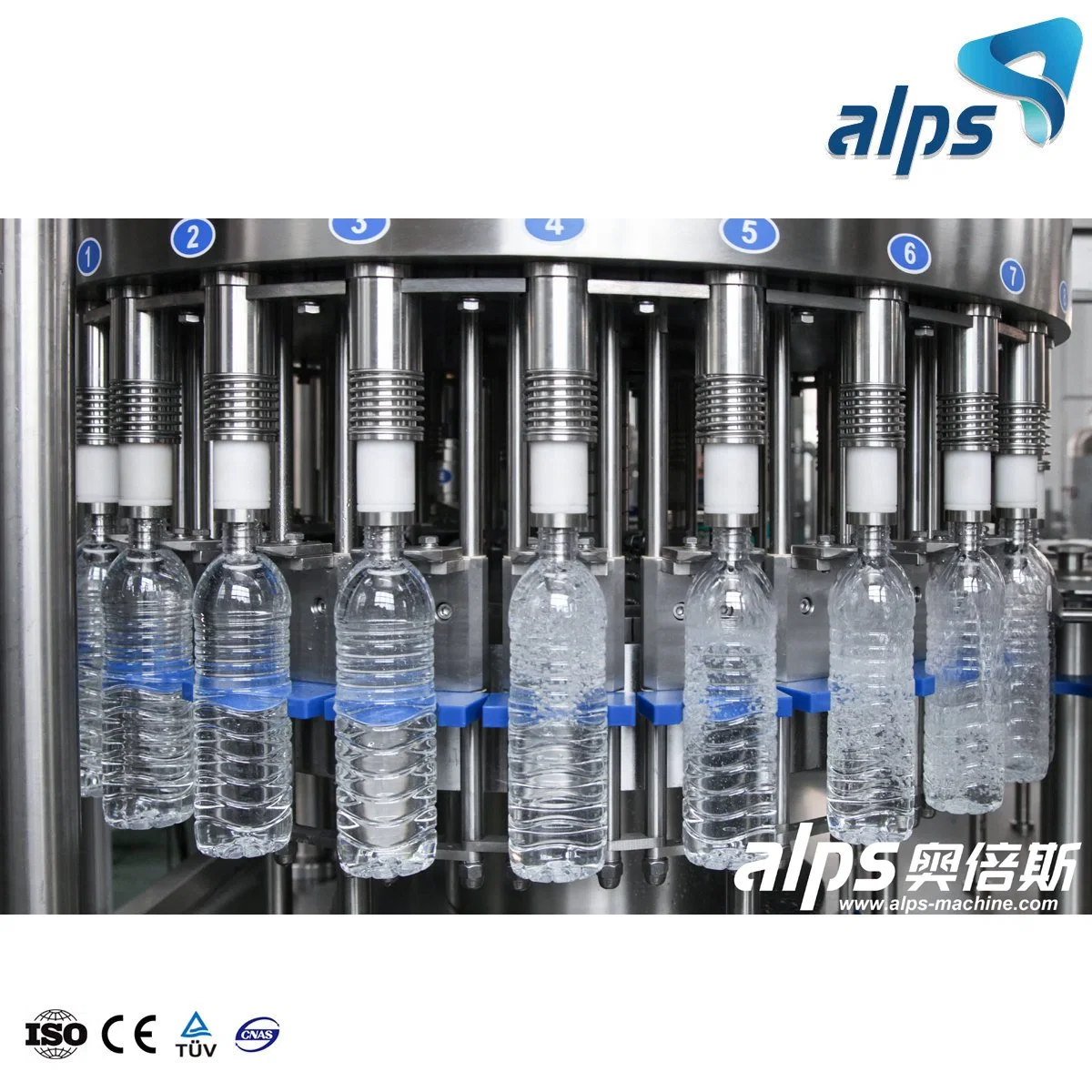 Automatic Pet Glass Bottling Packing Plant Pure Drinking Mineral Water Filling Machine