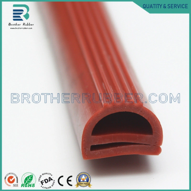 Customize E Type Silicon High Temperature Sealing Strip for Oven Doors