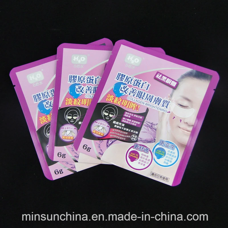 3 Sides Sealed Plastic Cosmetic Packaging Bag