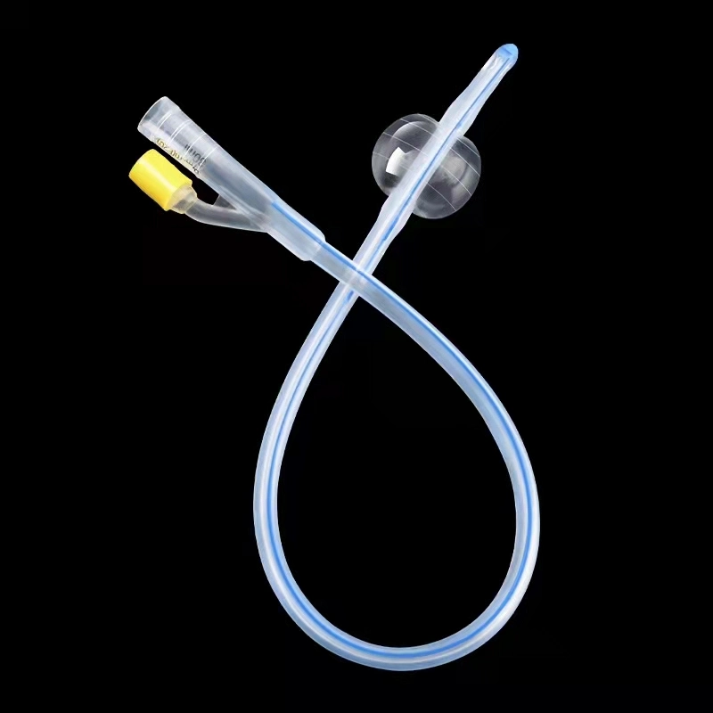 3 Ways Surgical Disposable Silicon Foley Catheter