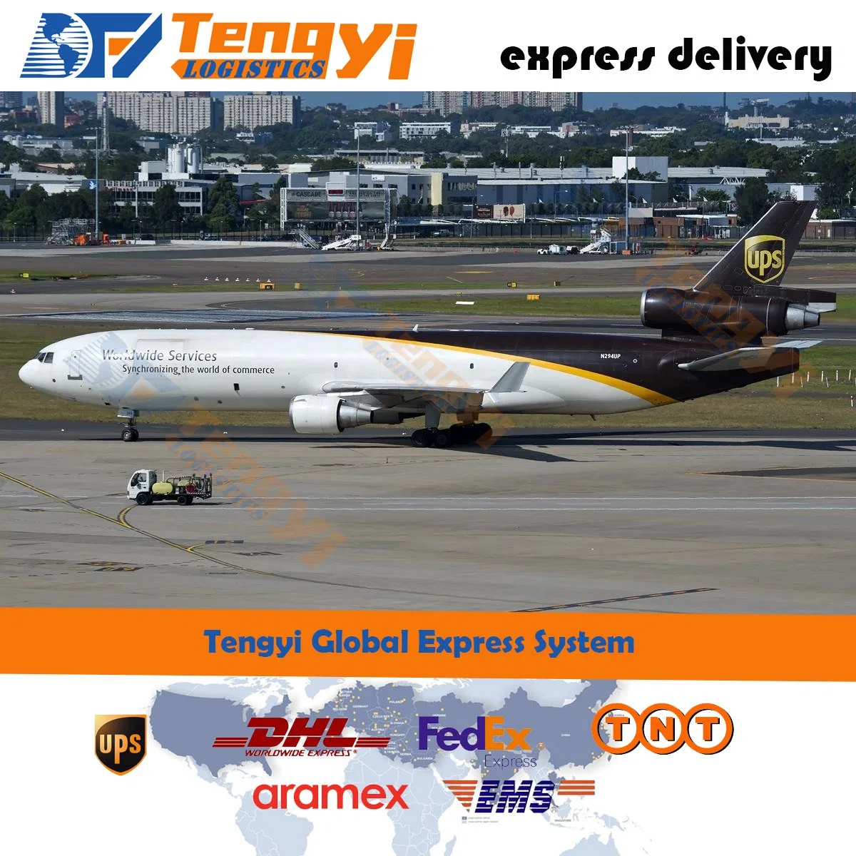 Serviço de entrega de Estafeta DHL/UPS/FedEx/TNT/Aramex Express para tarifas de envio baixas