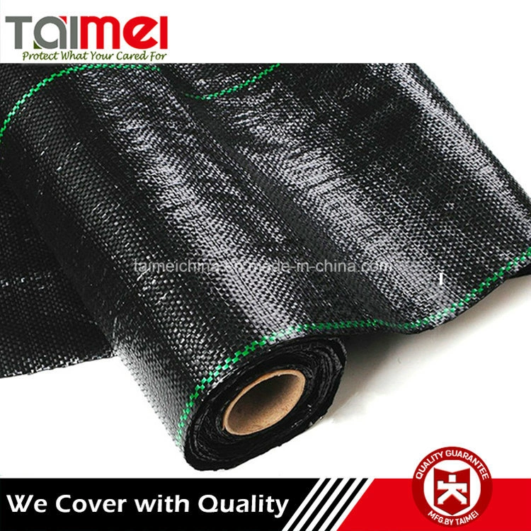 PP Flat Yarn Woven Ground Cover Weed Barrier Fabric