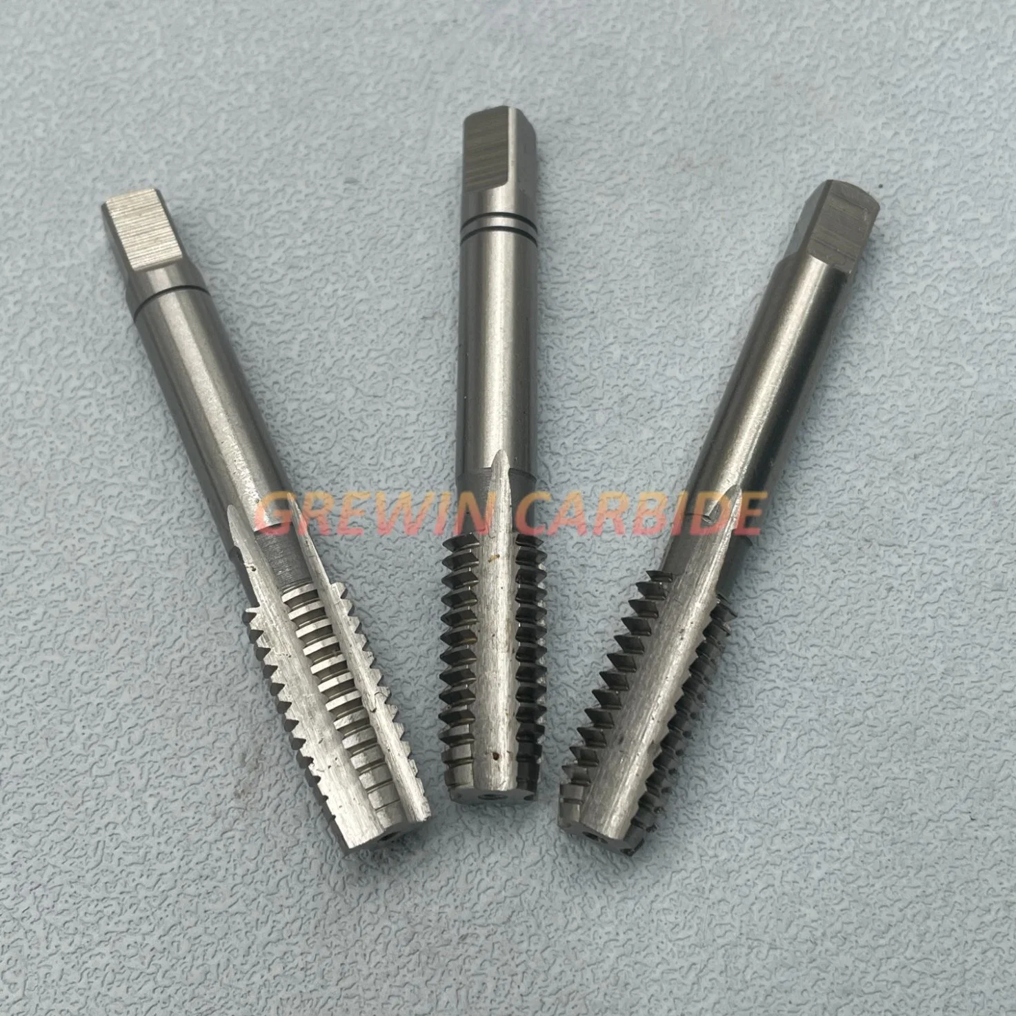 Grewin-Wholesale/Supplier HSS M2 DIN352 Hand Taps Inch Size 7/16'' Bsw Straight Fluted 3 Pieces a Set for Hand Threads Cutting Tools