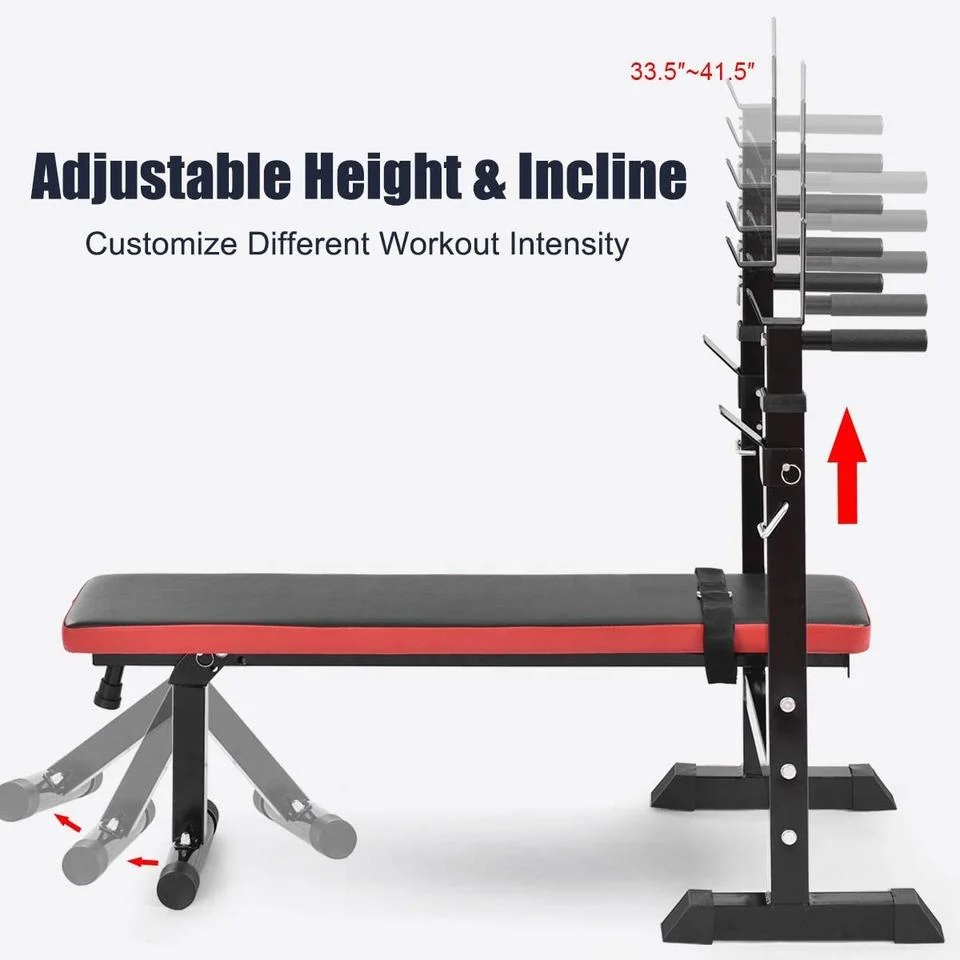 Home Indoor Fitness Equipment Flat Exercise Adjustable Bench