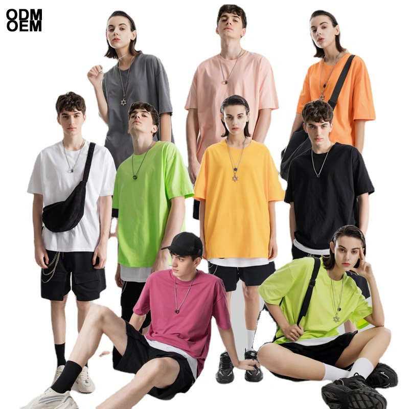 Wholesale Gym Wear Men's T-Shirt Short-Sleeve Women T Shirt Short Sleeve Pure Color Unisex T-Shirts for Tops Golf Polo Shirt