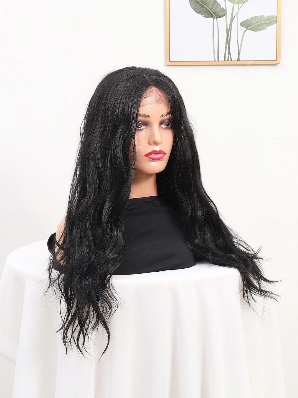 New Arrival Transparent Lace Human Hair Wigs Lace Black Color Curly Hair 360 Lace Wigs Vendor