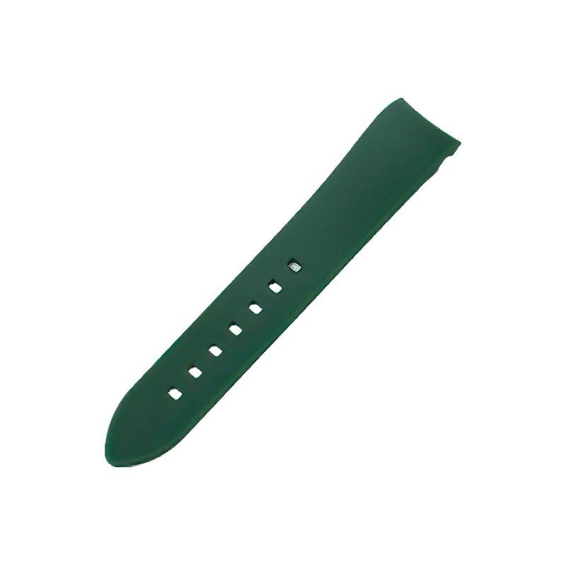 Custom 20mm 21mm 22mm 23mm 24mm 25mm 26mm 28mm 30mm Replacement Curve End Silicone Watch Band Camouflage Rubber Part Strap