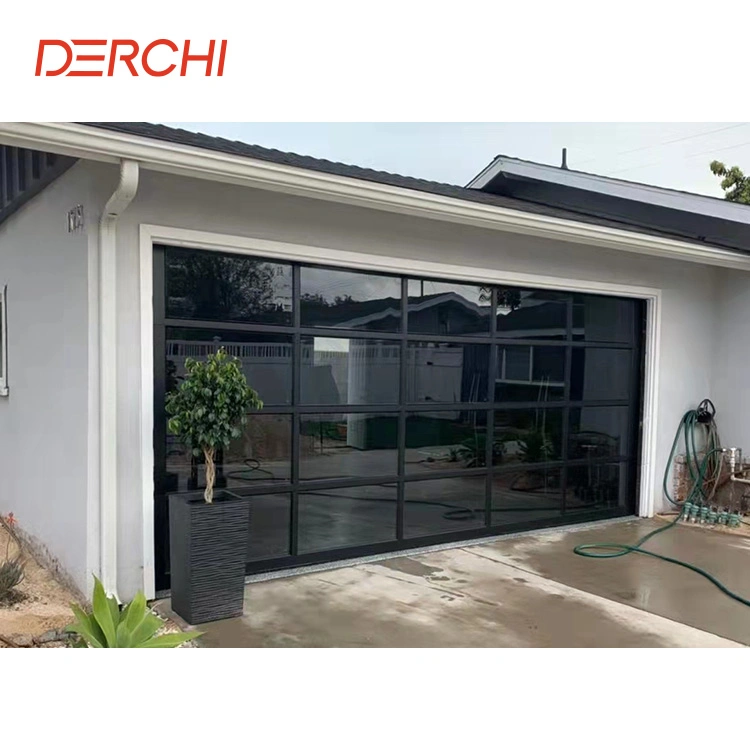 14X12 Overhead Door Porte De Garage Commercial 240X260 16 X 7 Garage Door Kit Frameless 16' 4 Panel Arched Aluminum Garage Doors