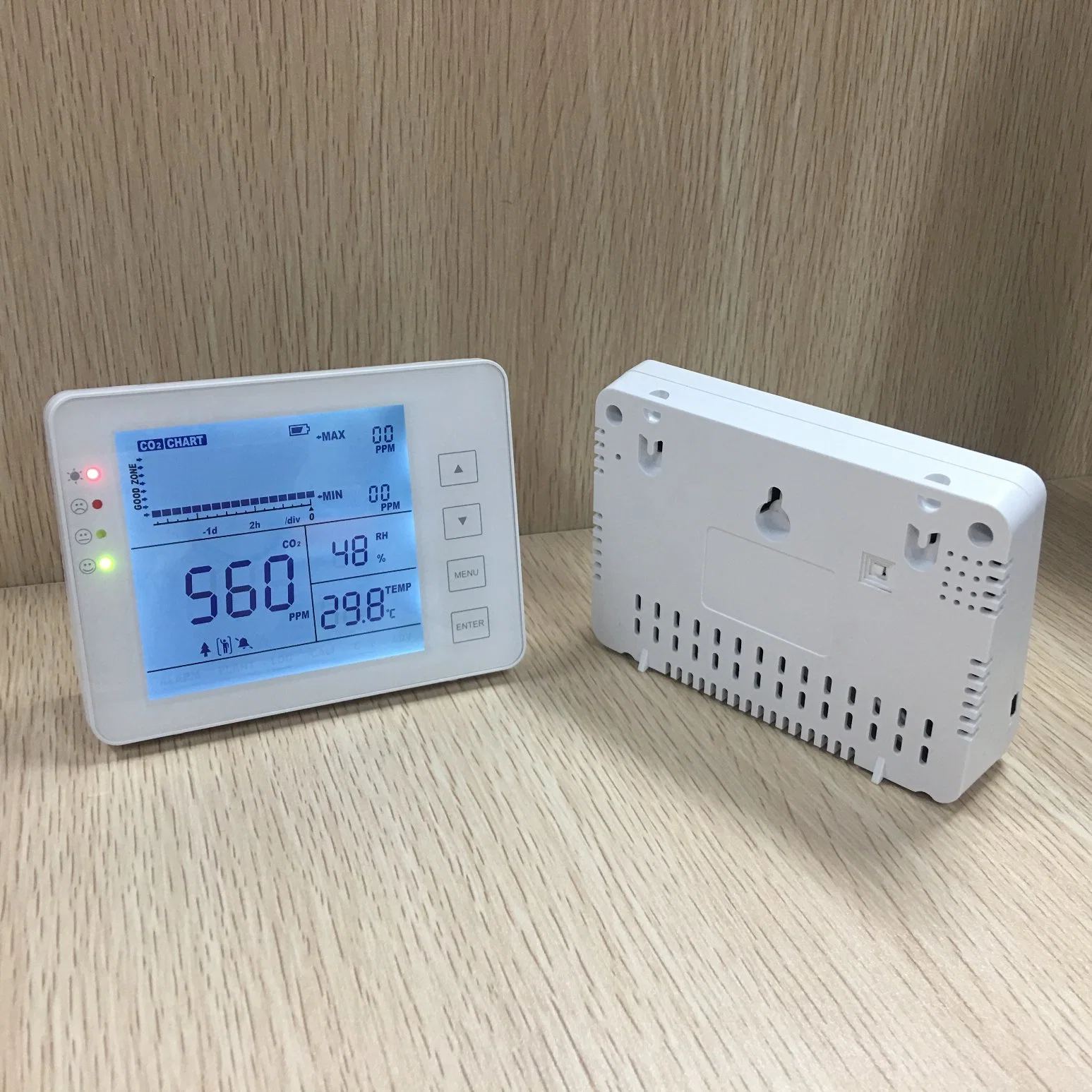 CO2 Meter Monitor Carbon Dioxide Gas Detector Indoor Air Quality Data Logger