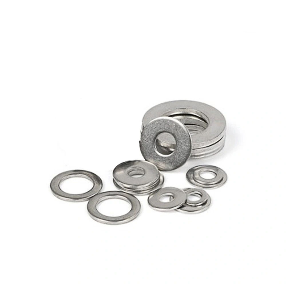 Manufacturer Galvanized Carbon Steel / Stailess Steel Metal Flat DIN 125 Washer for Screw and Nut