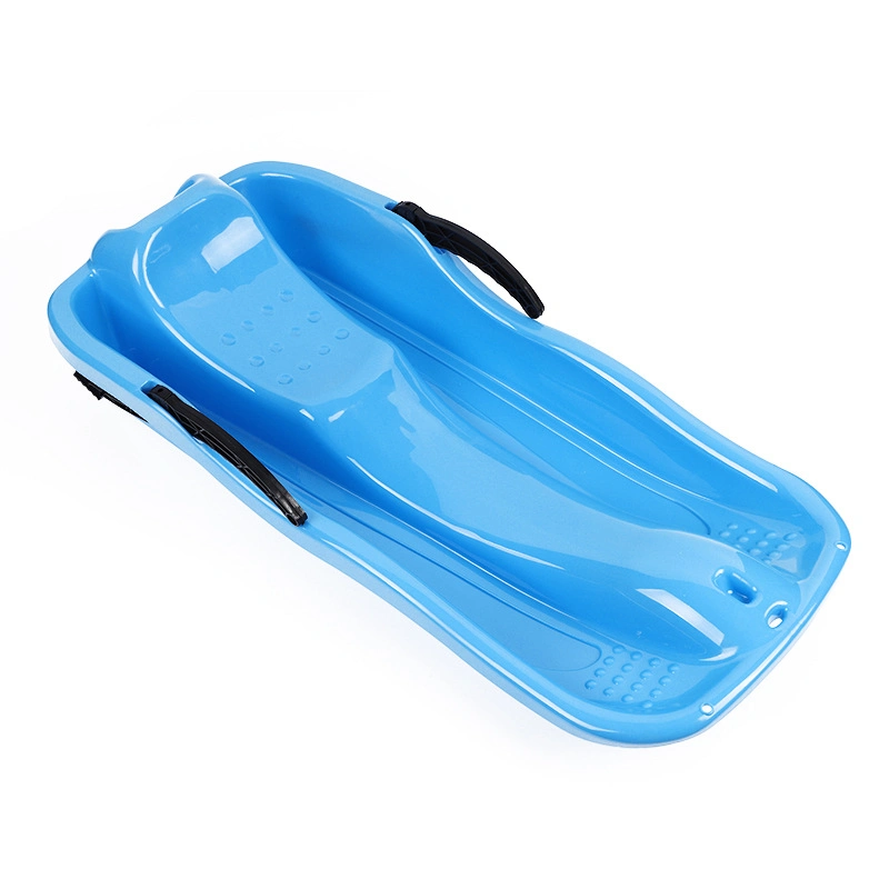 Winter Outdoor Plastic Snow Sled Heavy Duty Skiing Snow Sled Plastic with Brake