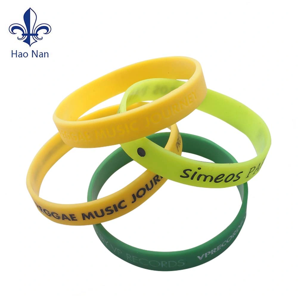 Different Styles Custom Silicone Bracelet Wristbands with Sport