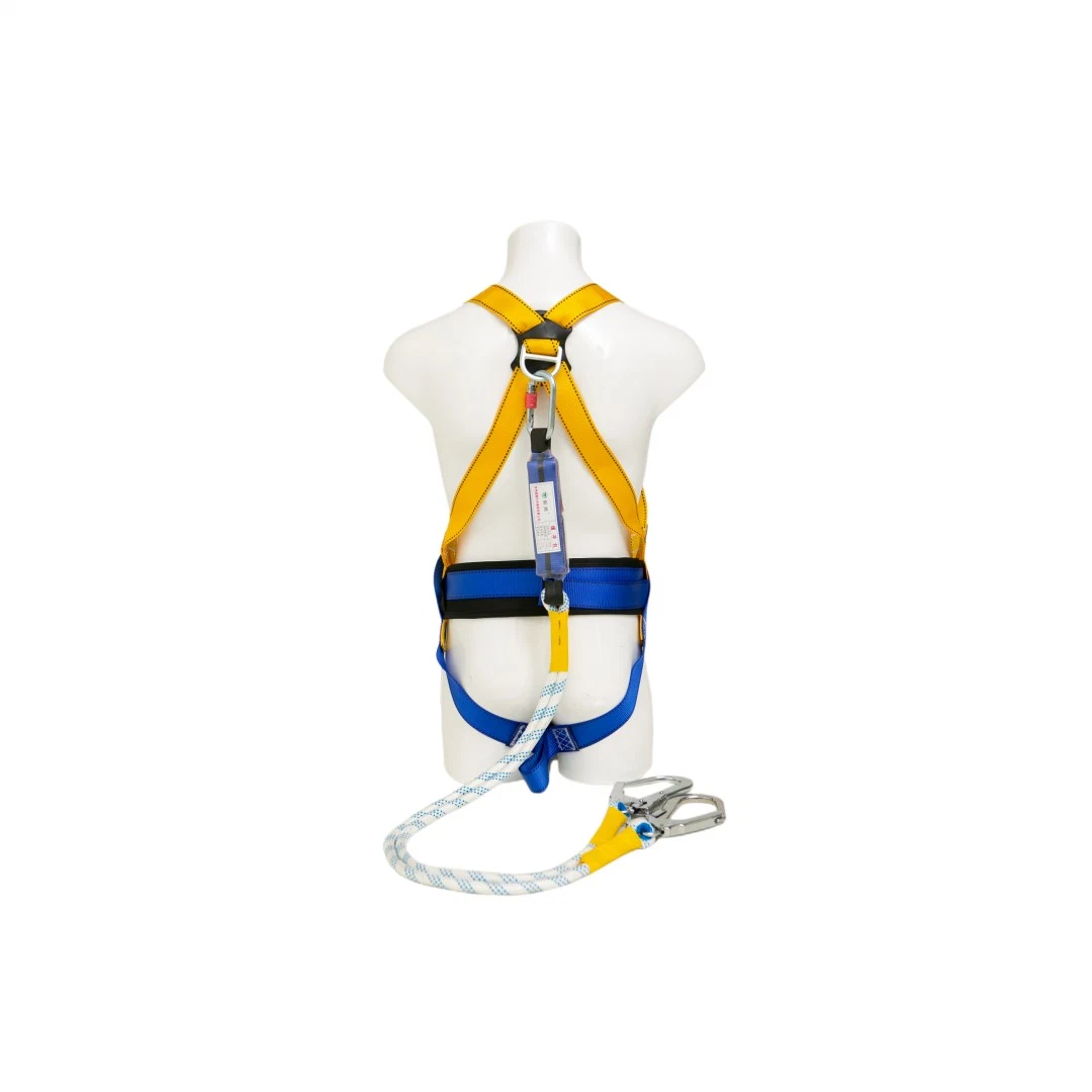 Worker Aerial Working CE PPE Webbing Fall Arrest Full Body Safety Harness