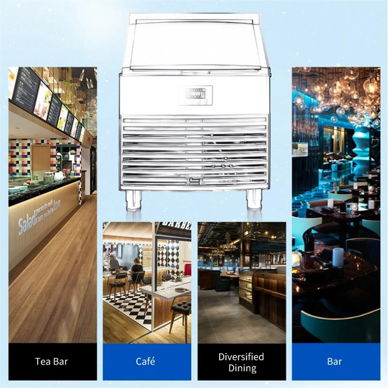 70kgs Eisherstellung GRT-SD-210p Bar Verwenden Sie Ice Cube Block Storage Eisbereiter