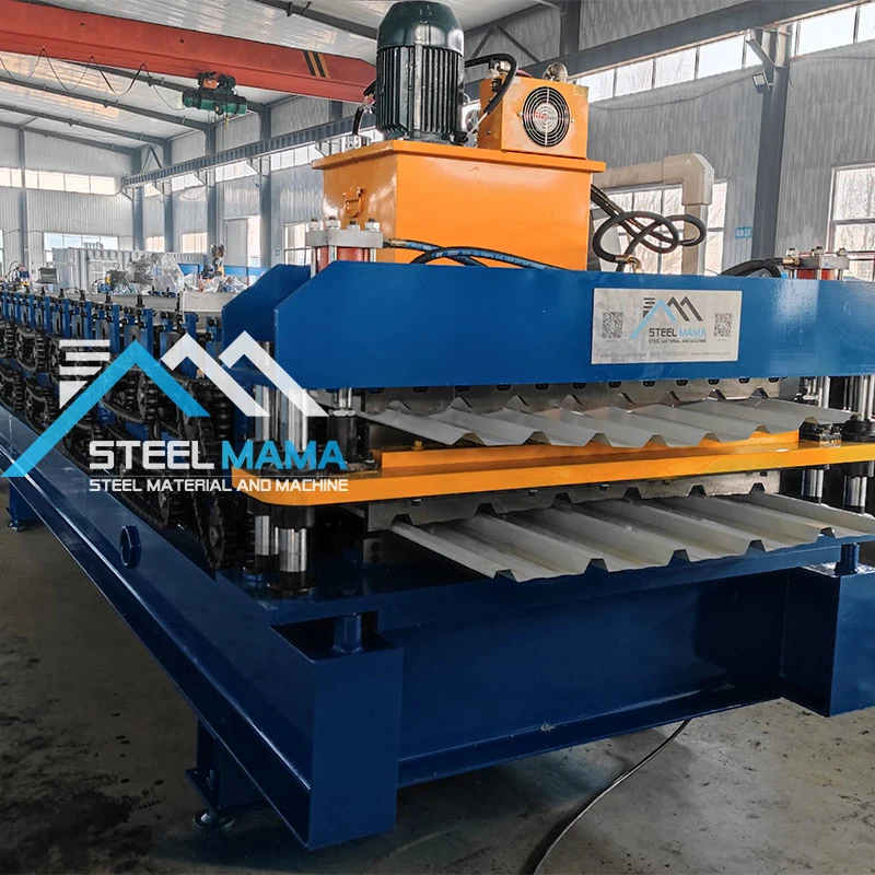 Columbia Popular Double Layer Galvanized R101 and Tr6 Trapezoidal Metal Roof Sheet Making Roll Forming Machine